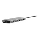 Belkin BELKIN HUB USB-C 8W1, 10 GBPS, 2X HDMI 4K SZARY