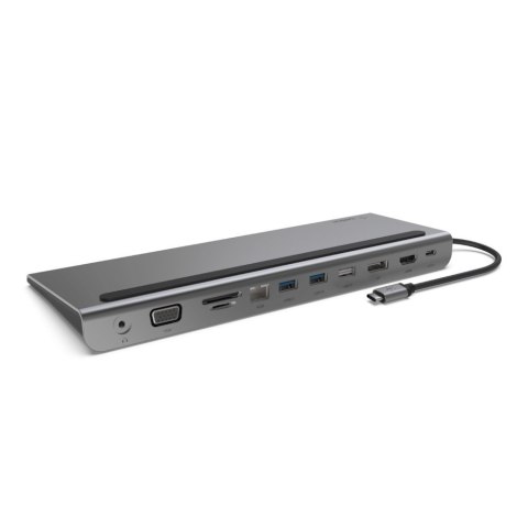 Belkin Hub Belkin Connect USB-C 11-in-1 Multiport Dock 1x4k HDMI/1xDisplayPort/1xVGA/3xUSB-A/1xUSB-C PD/1xRJ45 Gigabit/1xSD Card reader Belkin Hub Belkin Connect USB-C 11-in-1 Multiport Dock 1x4k HDMI/1xDisplayPort/1xVGA/3xUSB-A/1xUSB-C PD/1xRJ45 Gigabit/1xSD Card reader