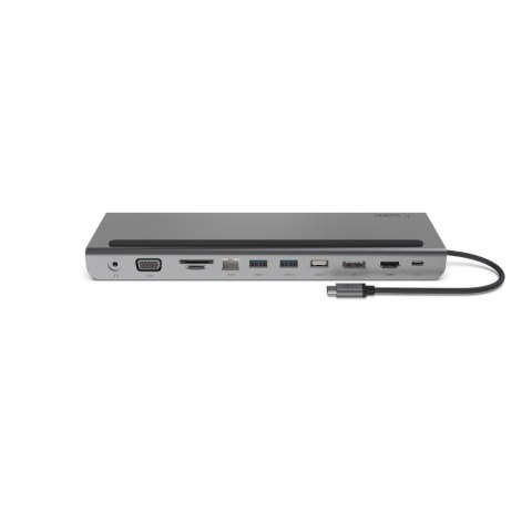 Belkin Hub Belkin Connect USB-C 11-in-1 Multiport Dock 1x4k HDMI/1xDisplayPort/1xVGA/3xUSB-A/1xUSB-C PD/1xRJ45 Gigabit/1xSD Card reader Belkin Hub Belkin Connect USB-C 11-in-1 Multiport Dock 1x4k HDMI/1xDisplayPort/1xVGA/3xUSB-A/1xUSB-C PD/1xRJ45 Gigabit/1xSD Card reader