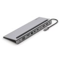 Belkin Hub Belkin Connect USB-C 11-in-1 Multiport Dock 1x4k HDMI/1xDisplayPort/1xVGA/3xUSB-A/1xUSB-C PD/1xRJ45 Gigabit/1xSD Card reader