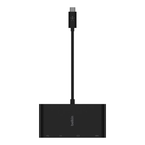 Belkin Hub Belkin USB-C Multimedia Adapter 4-in-1 Core Hub 1x4k HDMI/1xVGA/1xUSB-A/1xRJ45 Gigabit Black Belkin Hub Belkin USB-C Multimedia Adapter 4-in-1 Core Hub 1x4k HDMI/1xVGA/1xUSB-A/1xRJ45 Gigabit Black