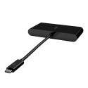 Belkin Hub Belkin USB-C Multimedia Adapter 4-in-1 Core Hub 1x4k HDMI/1xVGA/1xUSB-A/1xRJ45 Gigabit Black