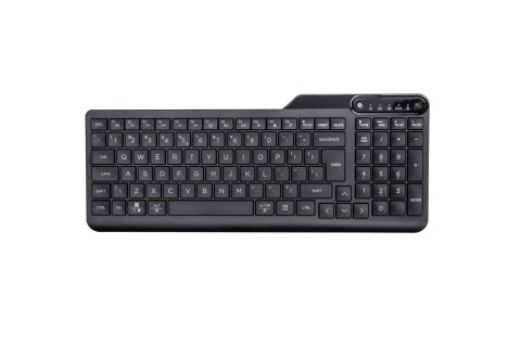 Hewlett-Packard Klawiatura HP 460 Multi-Device Bluetooth Keyboard bezprzewodowa czarna 7N7B8AA Hewlett-Packard Klawiatura HP 460 Multi-Device Bluetooth Keyboard bezprzewodowa czarna 7N7B8AA