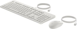 Hewlett-Packard Klawiatura + mysz HP 225 Wired Mouse and Keyboard Combo White 86J24AA