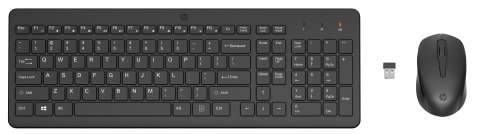 Hewlett-Packard Zestaw klawiatura + mysz HP 330 Wireless Mouse and Keyboard Combo czarne 2V9E6AA Hewlett-Packard Zestaw klawiatura + mysz HP 330 Wireless Mouse and Keyboard Combo czarne 2V9E6AA