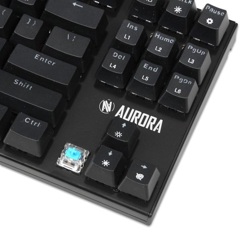 IBOX KLAWIATURA I-BOX AURORA K-2R RGB, MECHANICZNA, BLUE SWITCH, GAMING IBOX KLAWIATURA I-BOX AURORA K-2R RGB, MECHANICZNA, BLUE SWITCH, GAMING