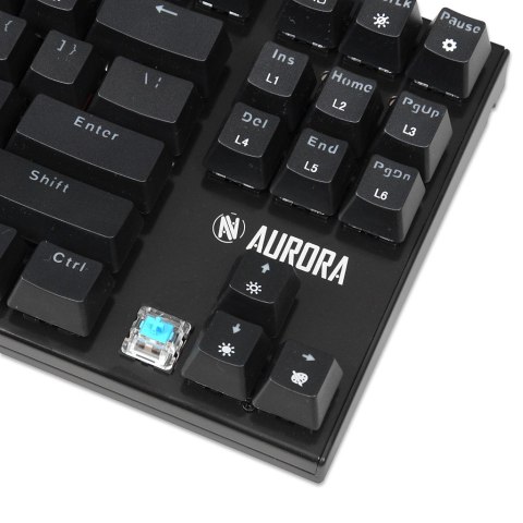 IBOX KLAWIATURA I-BOX AURORA K-2R RGB, MECHANICZNA, BLUE SWITCH, GAMING IBOX KLAWIATURA I-BOX AURORA K-2R RGB, MECHANICZNA, BLUE SWITCH, GAMING