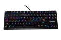 IBOX KLAWIATURA I-BOX AURORA K-2R RGB, MECHANICZNA, BLUE SWITCH, GAMING