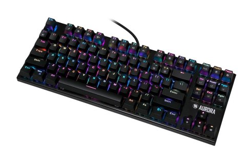 IBOX KLAWIATURA I-BOX AURORA K-2R RGB, MECHANICZNA, BLUE SWITCH, GAMING IBOX KLAWIATURA I-BOX AURORA K-2R RGB, MECHANICZNA, BLUE SWITCH, GAMING