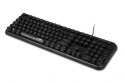 IBOX Klawiatura IBOX PULSAR IKS620 (USB 2.0; (US); kolor czarny)