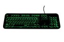 IBOX Klawiatura IBOX PULSAR IKS620 (USB 2.0; (US); kolor czarny)