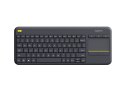 Logitech Klawiatura Logitech K400 920-007145 (USB 2.0; kolor czarny