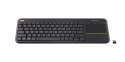 Logitech Klawiatura Logitech K400 920-007145 (USB 2.0; kolor czarny