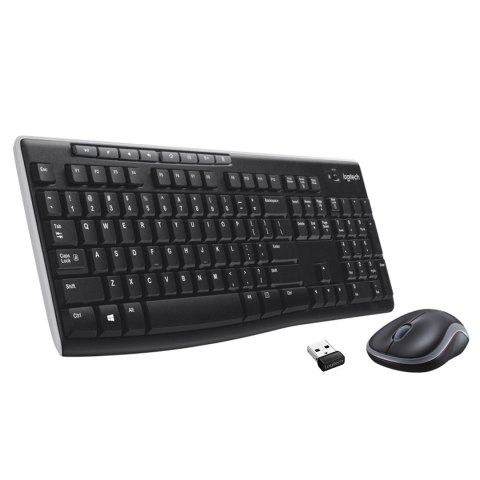 Logitech Klawiatura membranowa Logitech MK270 920-004508 (USB (Radio 2.4 GHz); kolor czarny) Logitech Klawiatura membranowa Logitech MK270 920-004508 (USB (Radio 2.4 GHz); kolor czarny)