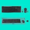 Logitech Klawiatura membranowa Logitech MK270 920-004508 (USB (Radio 2.4 GHz); kolor czarny)