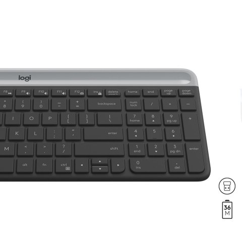 Logitech Wireless Keyboard and Mouse Combo MK470 GRAPHITE Logitech Wireless Keyboard and Mouse Combo MK470 GRAPHITE