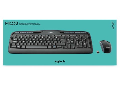 Logitech ZESTAW LOGITECH WIRELESS COMBO MK330 BEZPRZEWODOWY Logitech ZESTAW LOGITECH WIRELESS COMBO MK330 BEZPRZEWODOWY