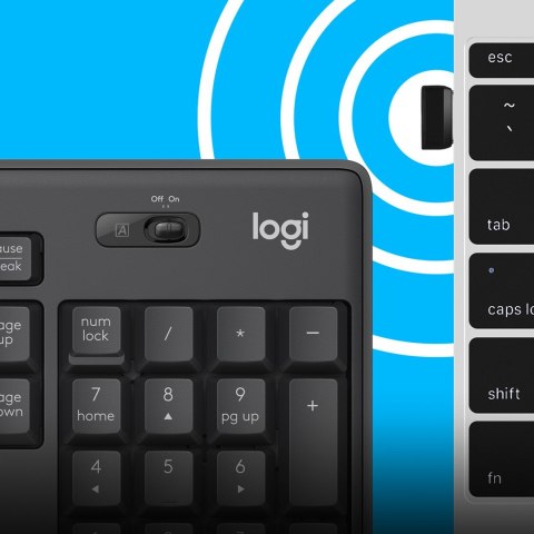 Logitech Zestaw LOGITECH MK295 US Silent Wireless Logitech Zestaw LOGITECH MK295 US Silent Wireless
