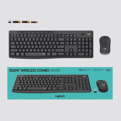 Logitech Zestaw LOGITECH MK295 US Silent Wireless Logitech Zestaw LOGITECH MK295 US Silent Wireless