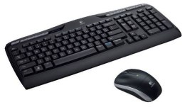 Logitech Zestaw bezprzewodowa klawiatura + mysz Logitech 920-003999 (membranowa; USB 2.0; kolor czarny; optyczna)