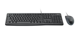 Logitech Zestaw klawiatura + mysz Logitech MK120 920-002562 (membranowa; USB 2.0; (US); kolor czarny; optyczna; 1000 DPI)