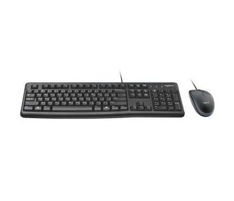 Logitech Zestaw klawiatura + mysz Logitech MK120 920-002562 (membranowa; USB 2.0; (US); kolor czarny; optyczna; 1000 DPI) Logitech Zestaw klawiatura + mysz Logitech MK120 920-002562 (membranowa; USB 2.0; (US); kolor czarny; optyczna; 1000 DPI)