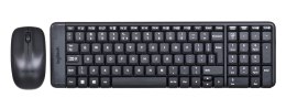 Logitech Zestaw klawiatura + mysz membranowa Logitech MK220 920-003168 (USB 2.0; kolor czarny; optyczna)