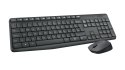 Logitech Zestaw klawiatura + mysz membranowa Logitech MK235 920-007931 (USB 3.0; kolor szary; optyczna)