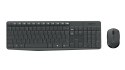 Logitech Zestaw klawiatura + mysz membranowa Logitech MK235 920-007931 (USB 3.0; kolor szary; optyczna)