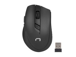 NATEC Zestaw klawiatura + mysz membranowa NATEC Stingray NZB-1440 (USB (Radio 2.4 GHz); (US); kolor czarny; optyczna; 1600 DPI, 800 DP