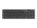 NATEC Zestaw klawiatura + mysz membranowa NATEC Stingray NZB-1440 (USB (Radio 2.4 GHz); (US); kolor czarny; optyczna; 1600 DPI, 800 DP