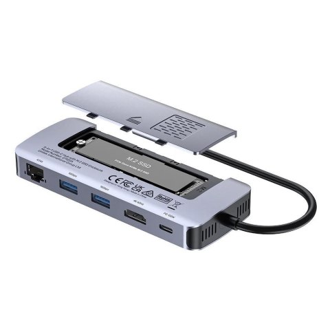 UNITEK UNITEK AKTYWNY HUB USB-C 10GBPS,M.2,HDMI, PD 100W UNITEK UNITEK AKTYWNY HUB USB-C 10GBPS,M.2,HDMI, PD 100W
