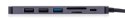 UNITEK UNITEK HUB USB-C 7W1, HDMI 4K, PD 100W, 5GBPS, ALU