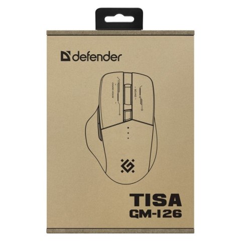Defender DEFENDER MYSZ GM-126 TISA RF+BT OPTIC 1600dpi 6P BIAŁA Defender DEFENDER MYSZ GM-126 TISA RF+BT OPTIC 1600dpi 6P BIAŁA