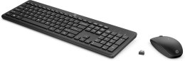 Hewlett-Packard HP Bezprzewodowa klawiatura i mysz Combo 235 czarna 1Y4D0AA