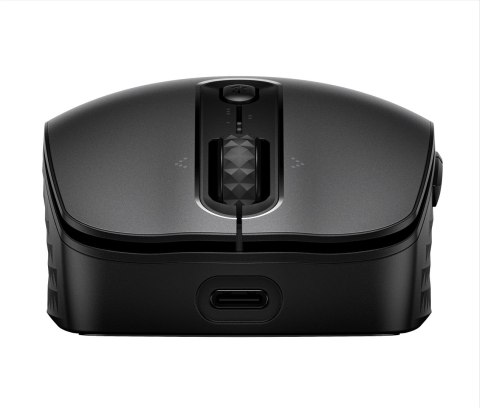 Hewlett-Packard Mysz HP 690 Qi-Charging Rechargeable Wireless Mouse Black bezprzewodowa z akumulatorem czarna 7M1D4AA Hewlett-Packard Mysz HP 690 Qi-Charging Rechargeable Wireless Mouse Black bezprzewodowa z akumulatorem czarna 7M1D4AA