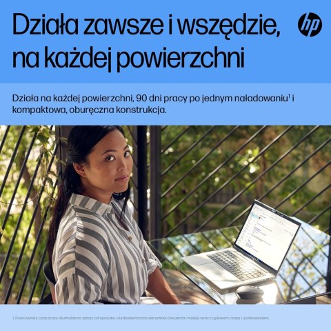 Hewlett-Packard Mysz HP 710 Rechargeable Silent Mouse Black bezprzewodowa z akumulatorem czarna 6E6F2AA Hewlett-Packard Mysz HP 710 Rechargeable Silent Mouse Black bezprzewodowa z akumulatorem czarna 6E6F2AA