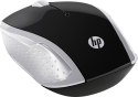 Hewlett-Packard Mysz HP Wireless Mouse 200 Pike Silver bezprzewodowa srebrno-czarna 2HU84AA