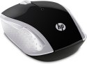 Hewlett-Packard Mysz HP Wireless Mouse 200 Pike Silver bezprzewodowa srebrno-czarna 2HU84AA