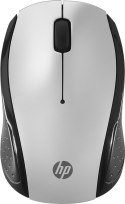 Hewlett-Packard Mysz HP Wireless Mouse 200 Pike Silver bezprzewodowa srebrno-czarna 2HU84AA