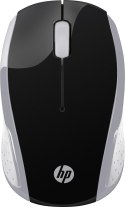 Hewlett-Packard Mysz HP Wireless Mouse 200 Pike Silver bezprzewodowa srebrno-czarna 2HU84AA