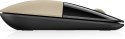 Hewlett-Packard Mysz HP Z3700 Wireless Mouse Gold bezprzewodowa złota 7UH88AA