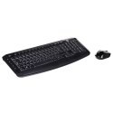 Hewlett-Packard Zestaw klawiatura + mysz HP Wireless Keyboard and Mouse 300 bezprzewodowe czarne Polish Layout 3ML04AA#AKD
