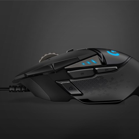 Logitech Mysz Logitech G502 Hero 910-005470 (optyczna; 16000 DPI; kolor czarny) Logitech Mysz Logitech G502 Hero 910-005470 (optyczna; 16000 DPI; kolor czarny)