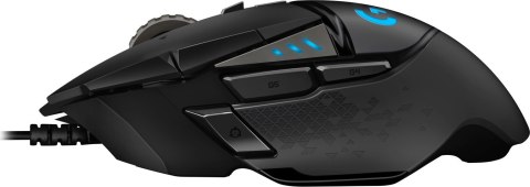 Logitech Mysz Logitech G502 Hero 910-005470 (optyczna; 16000 DPI; kolor czarny) Logitech Mysz Logitech G502 Hero 910-005470 (optyczna; 16000 DPI; kolor czarny)