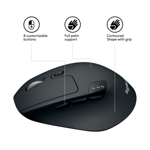 Logitech Mysz Logitech M720 TRIATHLON 910-004791 (optyczna; 1000 DPI; kolor czarny) Logitech Mysz Logitech M720 TRIATHLON 910-004791 (optyczna; 1000 DPI; kolor czarny)