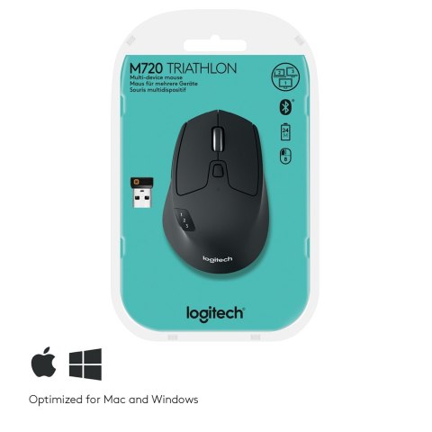 Logitech Mysz Logitech M720 TRIATHLON 910-004791 (optyczna; 1000 DPI; kolor czarny) Logitech Mysz Logitech M720 TRIATHLON 910-004791 (optyczna; 1000 DPI; kolor czarny)
