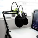 Media tech MEDIA-TECH MIKROFON POJEMNOŚCIOWY KIERUNKOWY Z ZESTAWEM AKCESORIÓW CZARNY MT397K