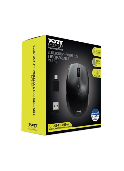 PORT DESIGNS Mysz PORT DESIGNS 900715 OFFICE PRO RECHARGEABLE