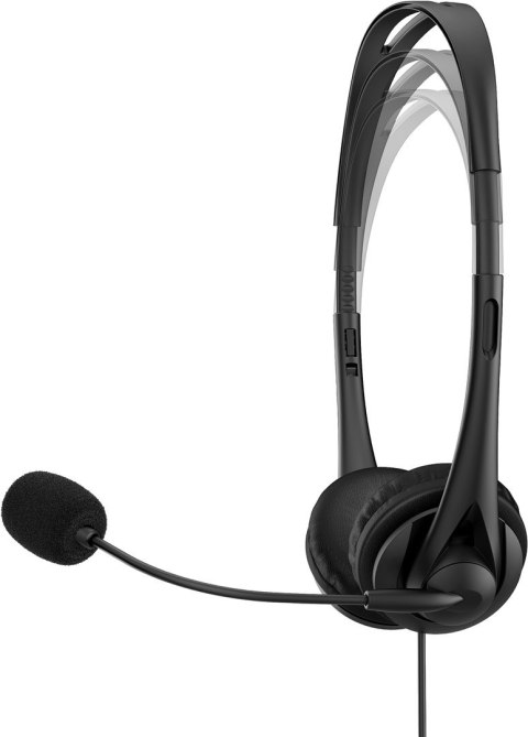 Hewlett-Packard Słuchawki z mikrofonem HP Stereo USB Headset G2 przewodowe czarne 428H5AA Hewlett-Packard Słuchawki z mikrofonem HP Stereo USB Headset G2 przewodowe czarne 428H5AA
